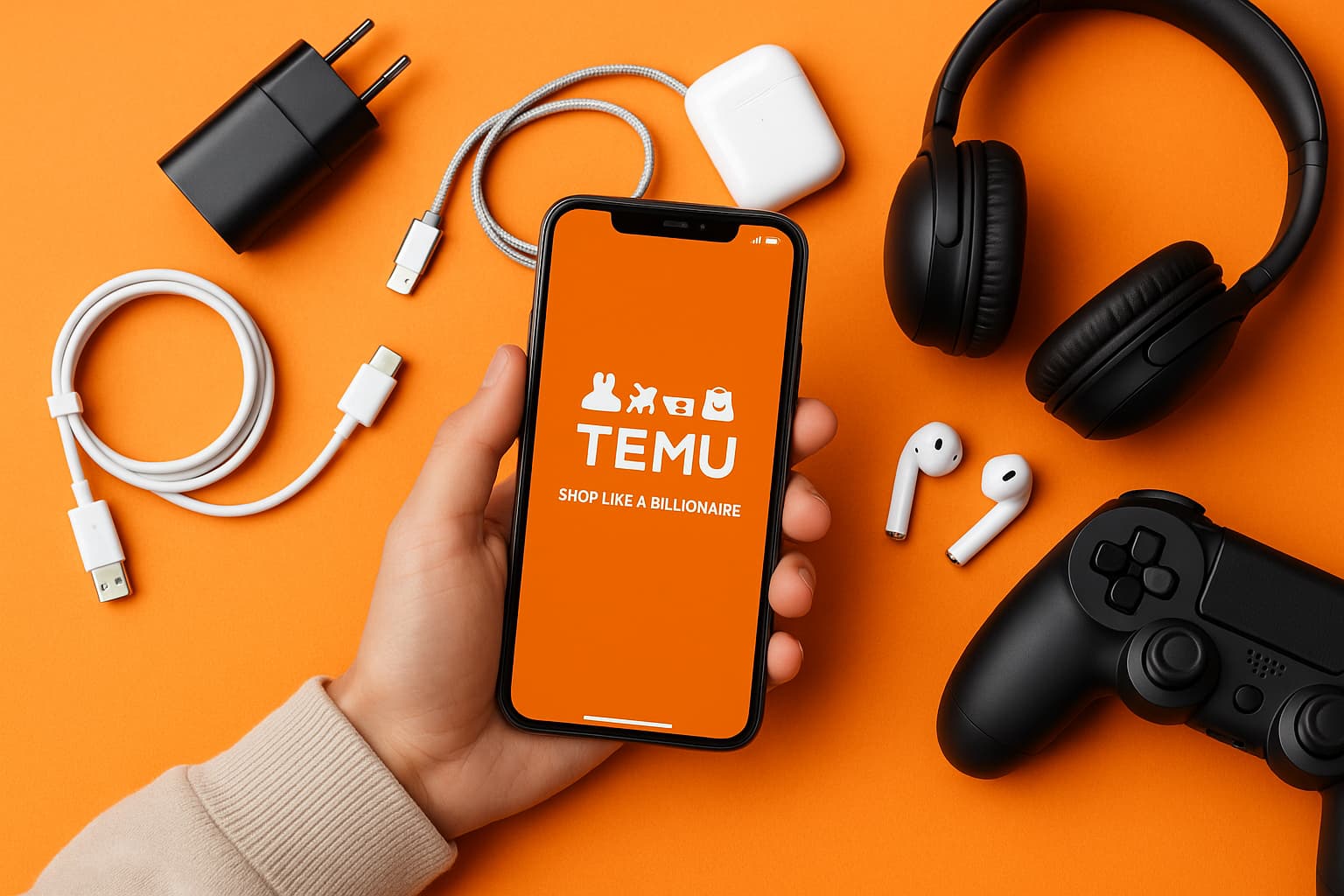 Accessoires électroniques Temu pour un usage moderne