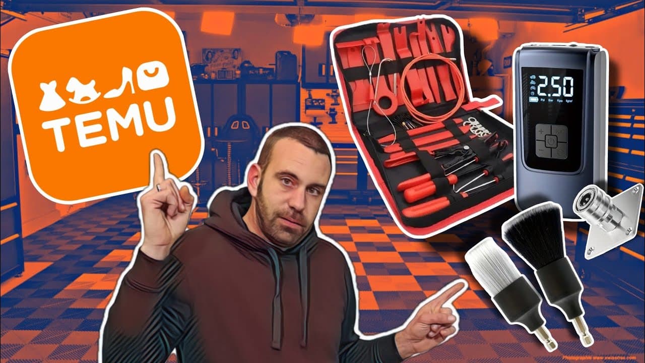 Choix variés d’accessoires électroniques Temu sur l’application