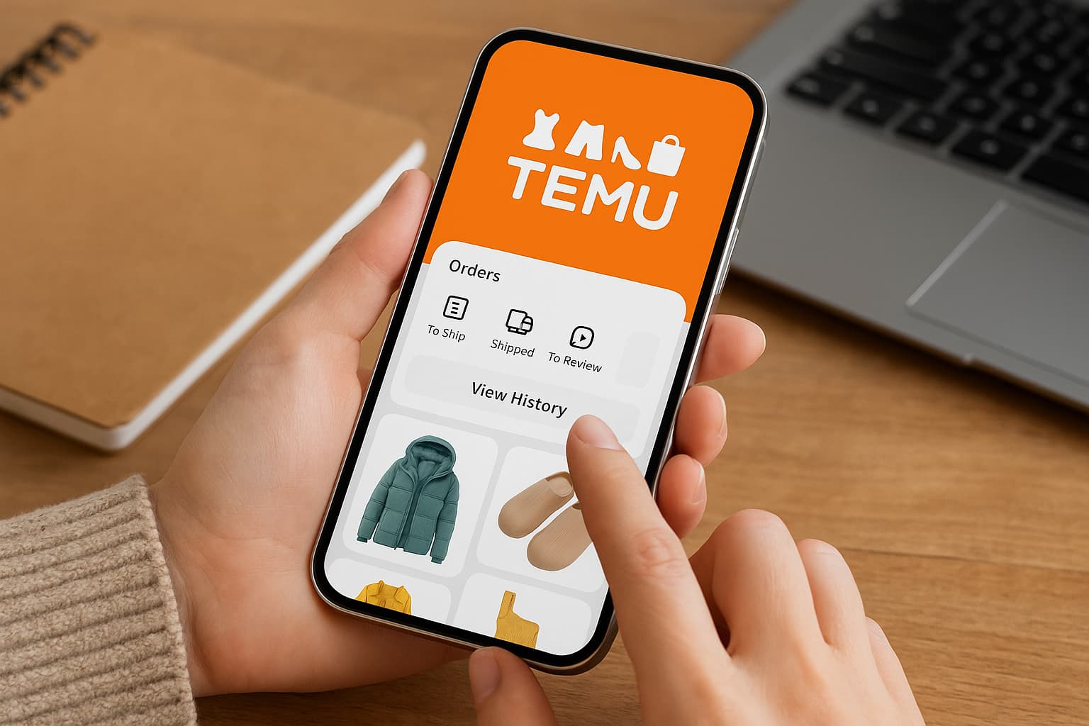 Comment consulter l’historique des commandes Temu facilement